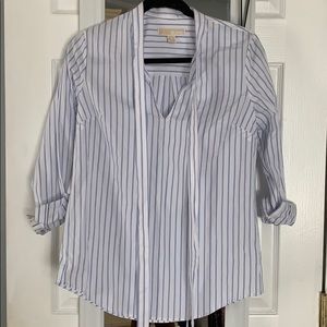 Michael Kors business stripped top